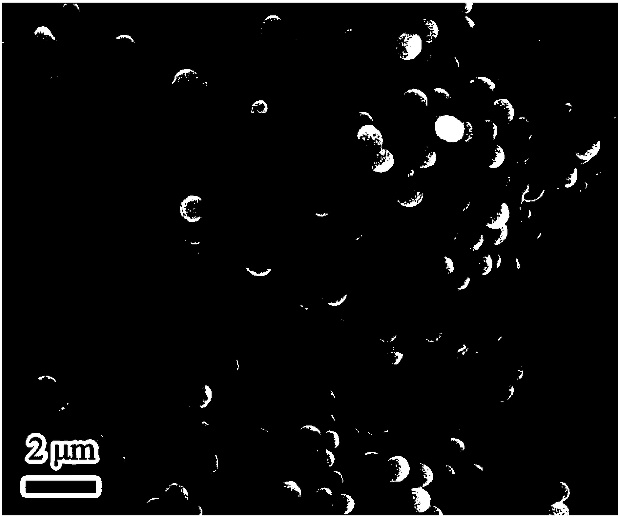 A kind of preparation method of graphene/iron oxide/polyaniline composite material