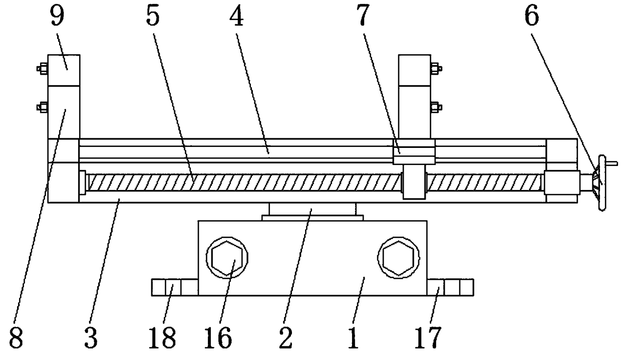 Clamp special for double-face machining of engine cylinder body