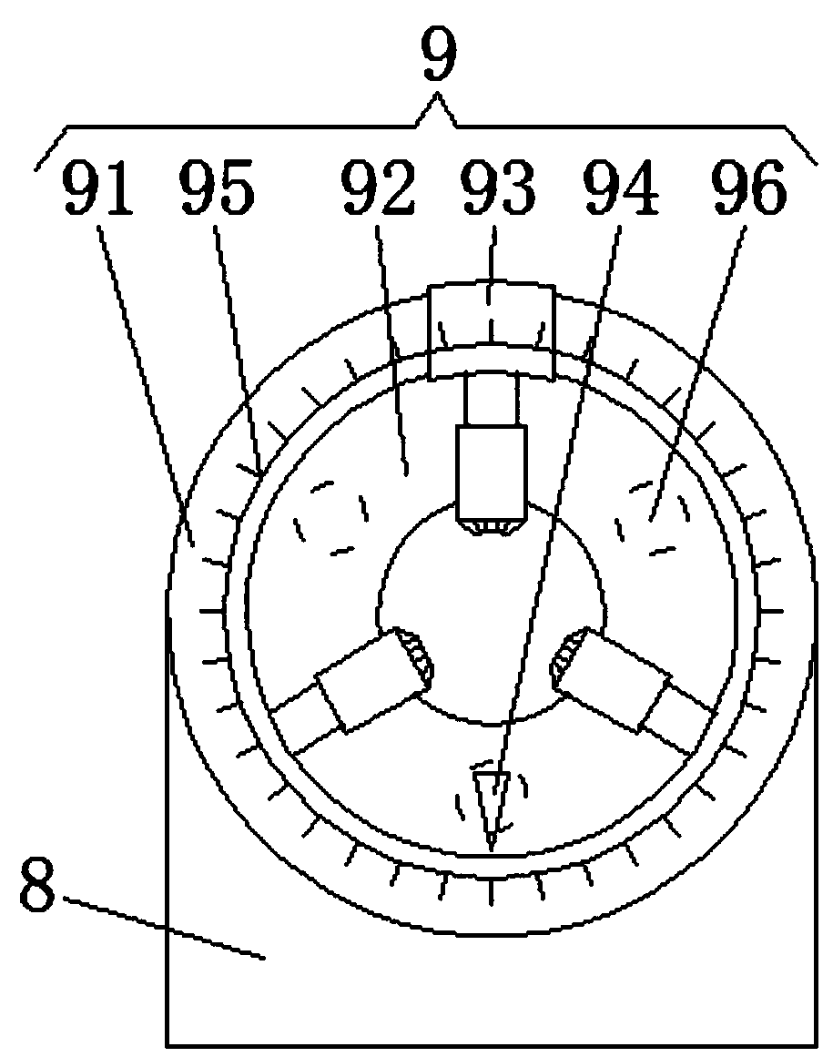 Clamp special for double-face machining of engine cylinder body