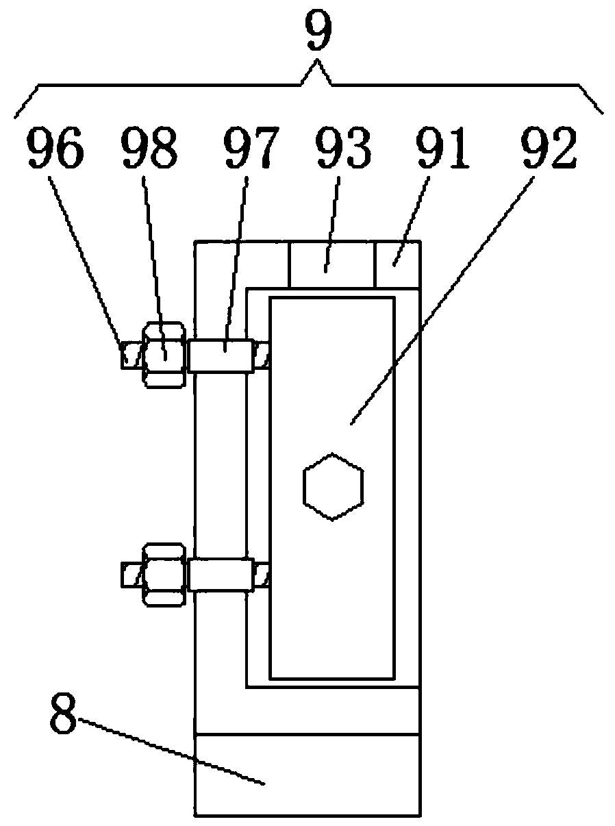 Clamp special for double-face machining of engine cylinder body