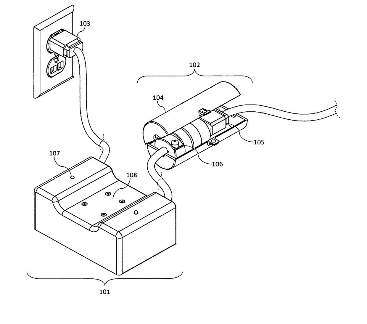 Card operated power plug interrupter/monitor and method of use