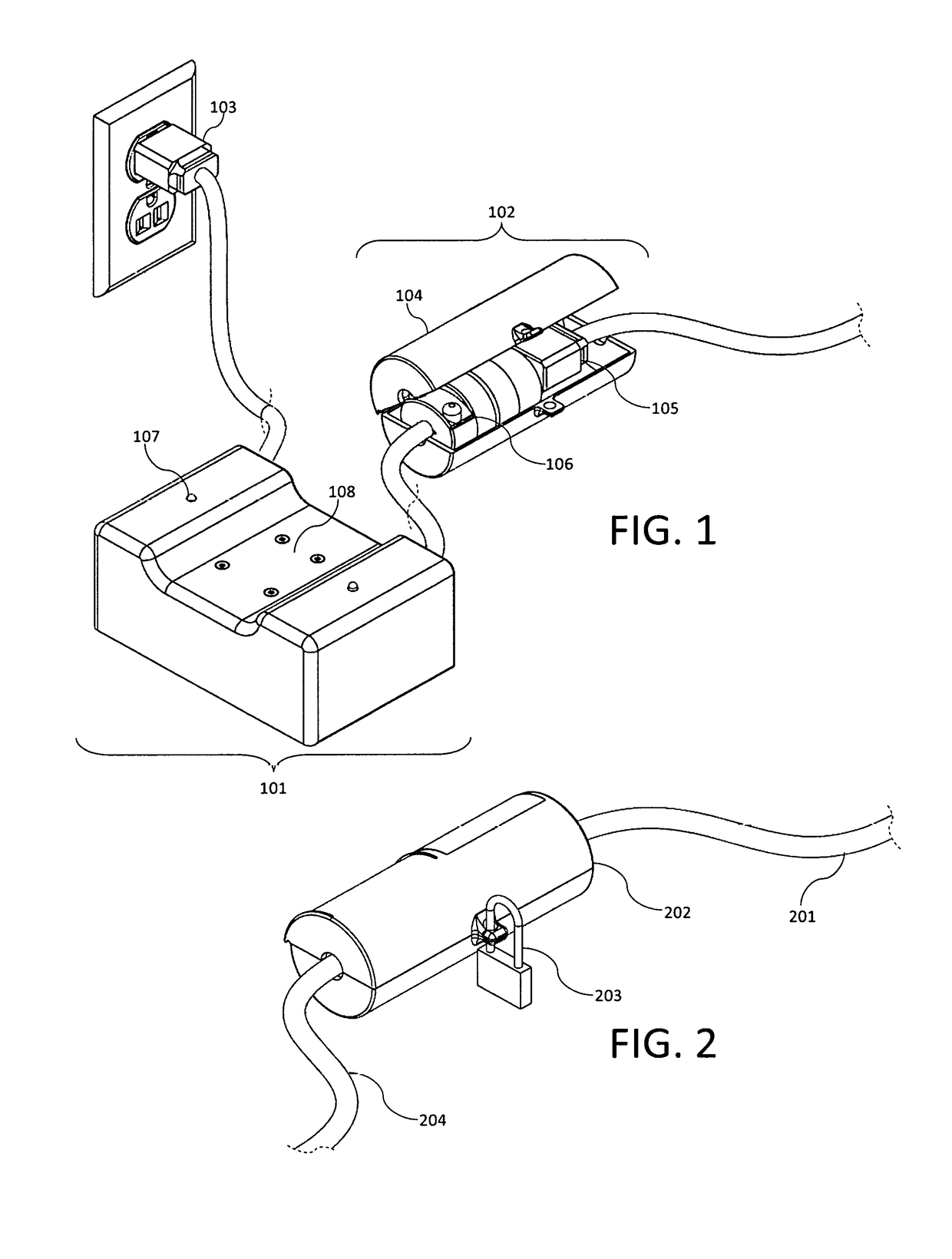 Card operated power plug interrupter/monitor and method of use