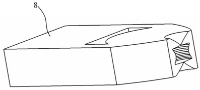 Thick-wall part optical system with light incident collimation plane and cylindrical stripes