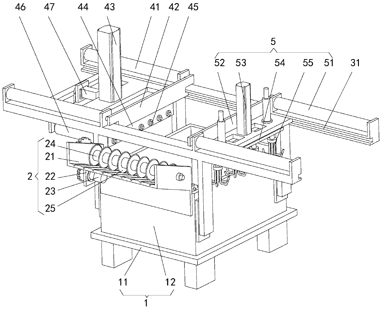 Packaging bag recycling treatment device