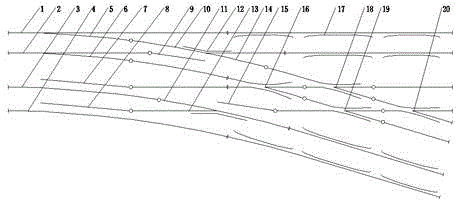 Three-gauge mixed gage turnout