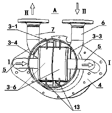 Main pump lubricating oil cooler