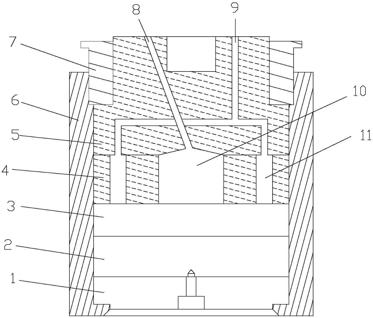 Multifunctional self-curled polycaprolactam-polyurethane eccentric skin core compound filament and preparation method thereof