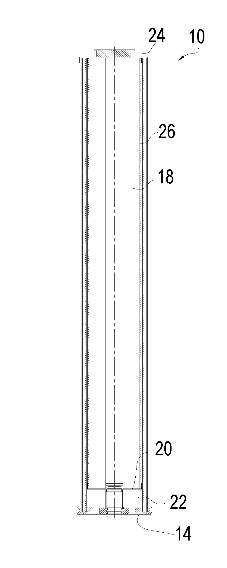 Coalescing filter element and filter assembly therefore