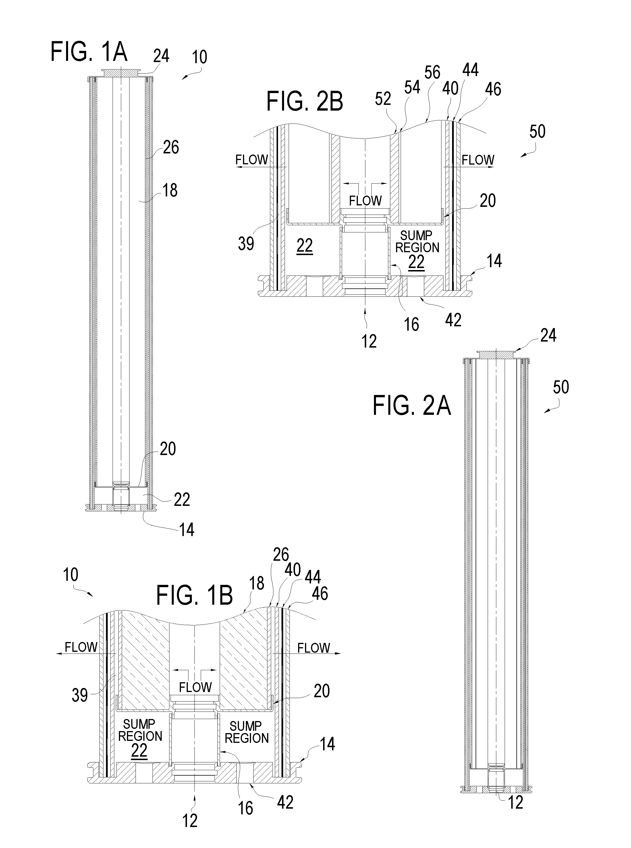 Coalescing filter element and filter assembly therefore