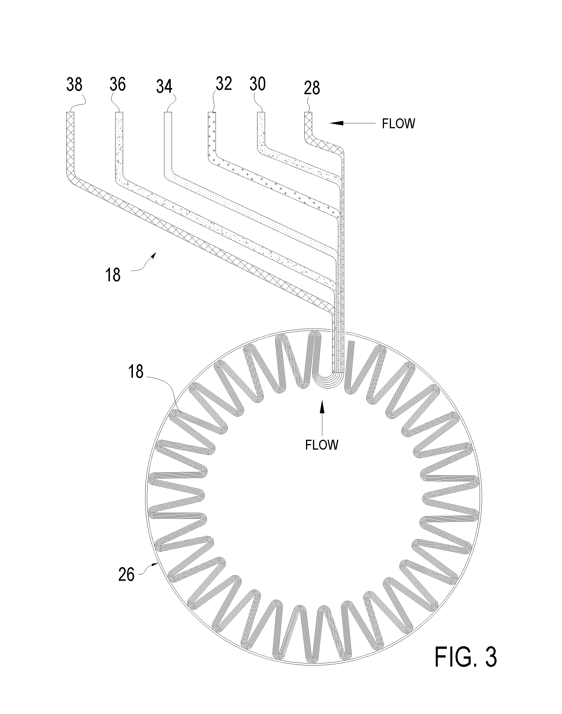 Coalescing filter element and filter assembly therefore