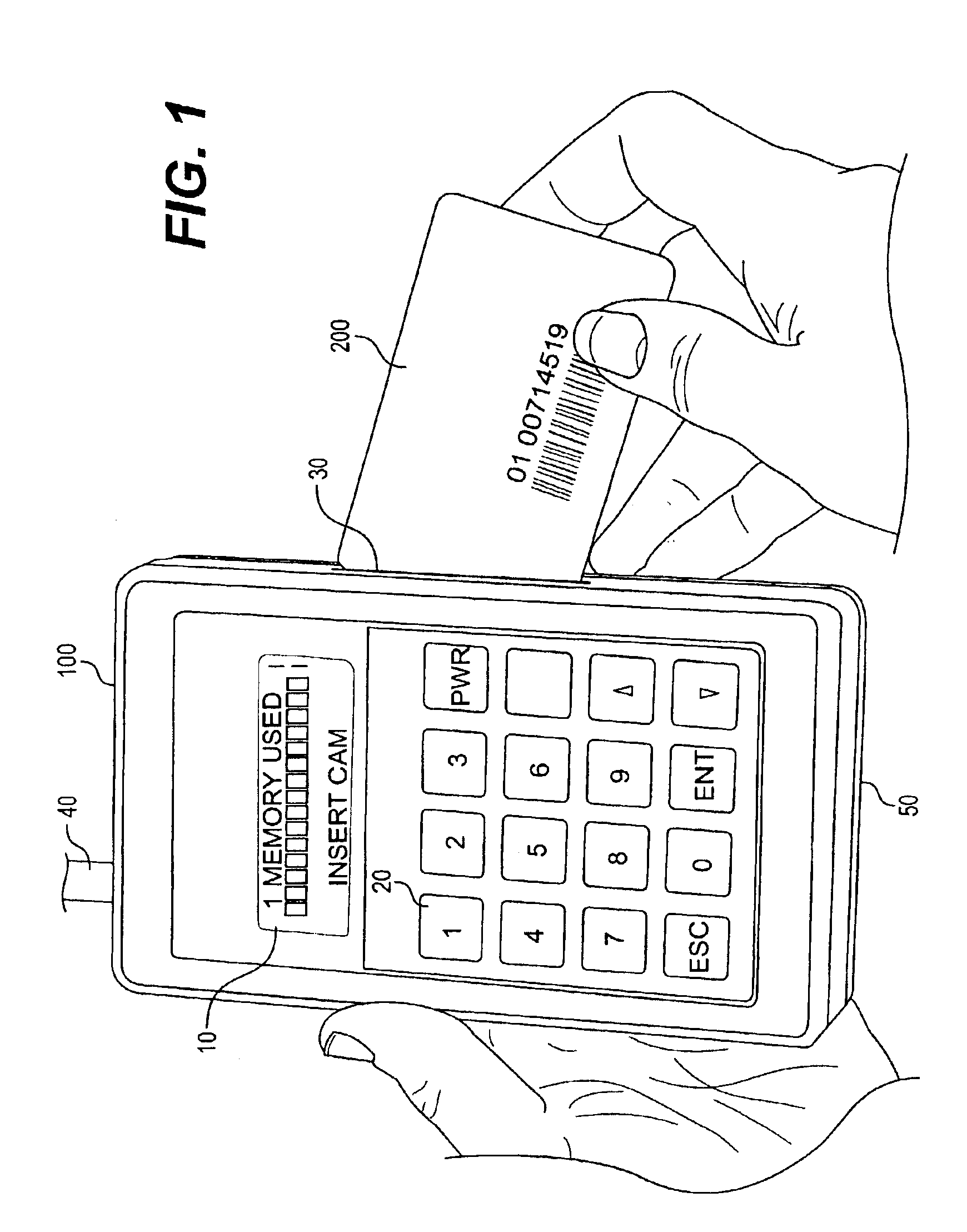 System for testing, verifying legitimacy of smart card in-situ and for storing data therein