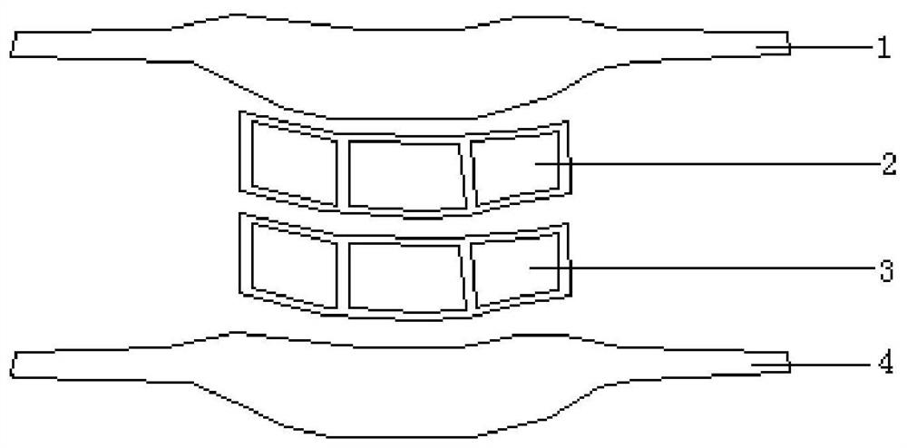 Neck warming patch and preparation method thereof