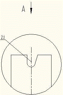 Investment pattern and boom assembling device