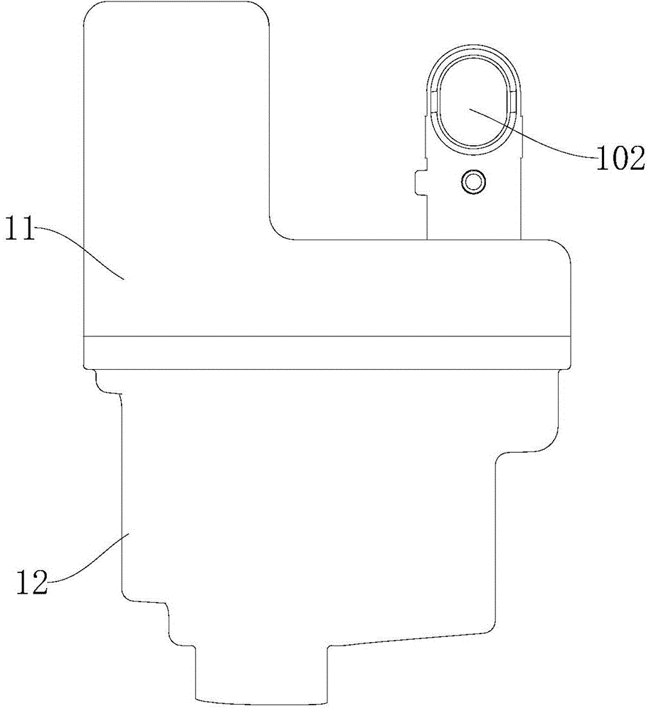 Air suction muffler and compressor provided with same