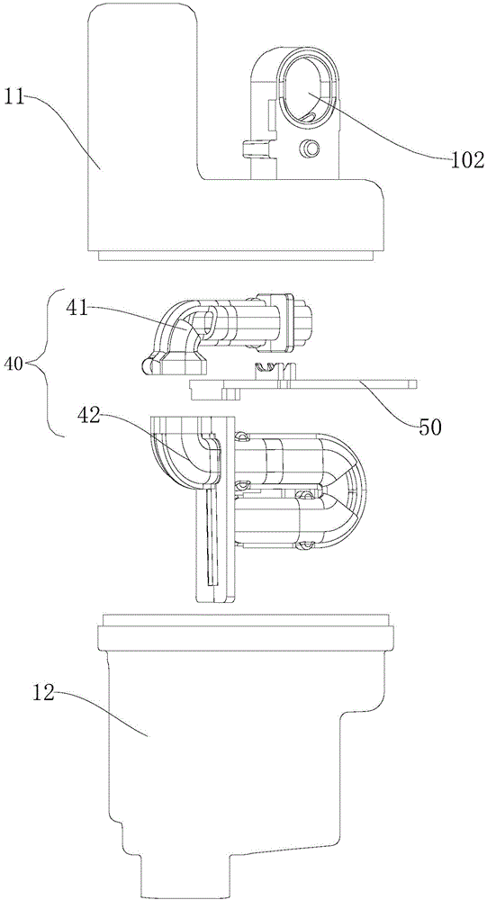 Air suction muffler and compressor provided with same