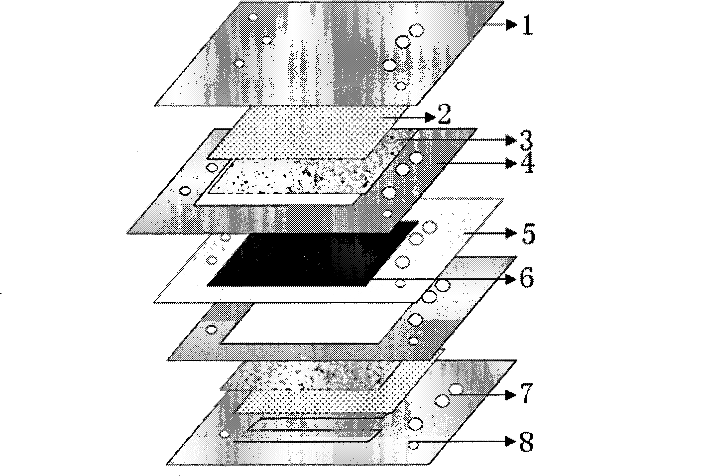 Membrane electrode for proton exchange membrane water electrolysis battery and preparation thereof