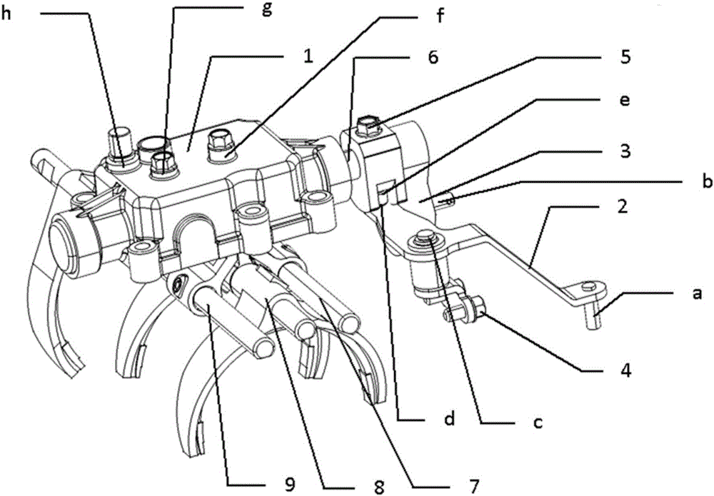 Gear-shifting control mechanism assembly of transmission