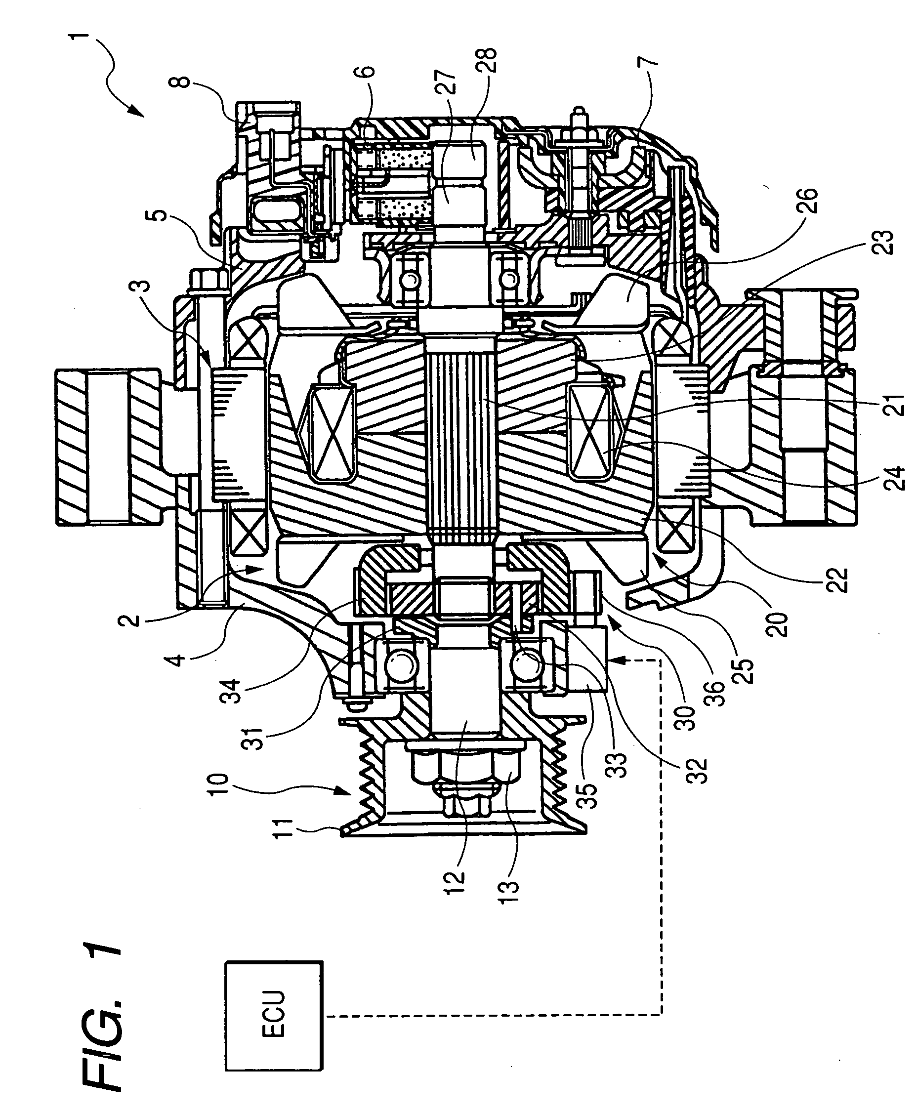 Vehicle alternator