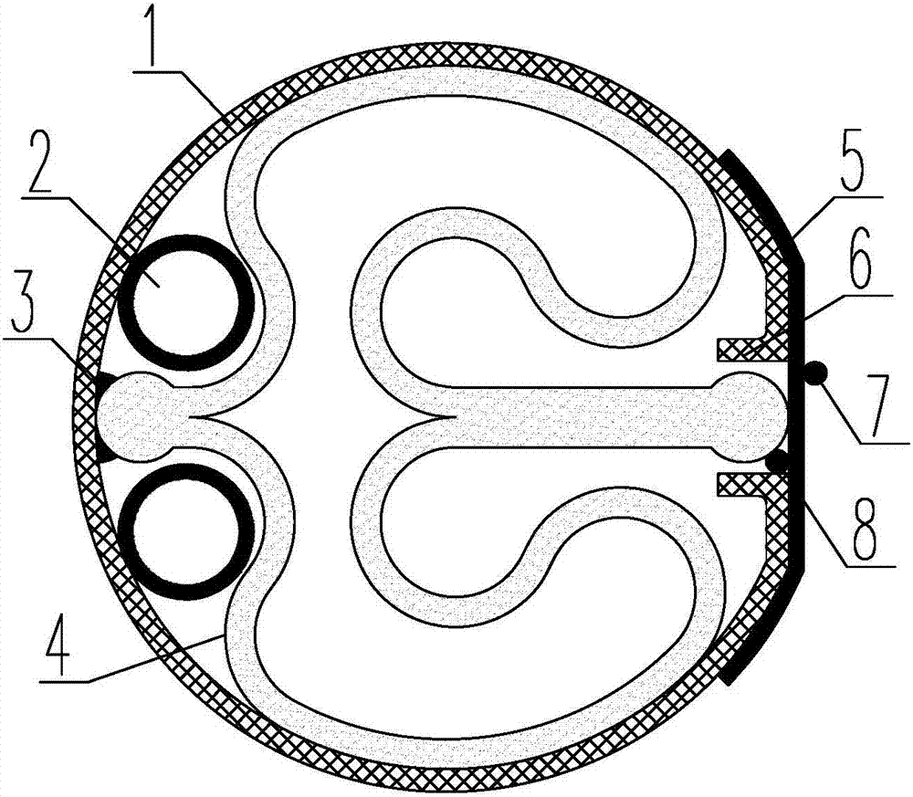 Water stop belt pipe for joint seal of underground continuous wall, and use method thereof