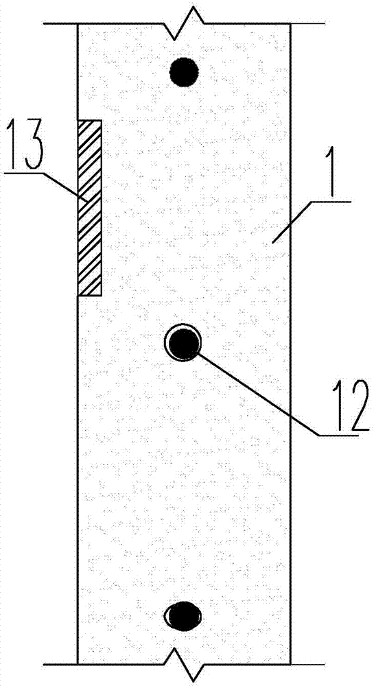 Water stop belt pipe for joint seal of underground continuous wall, and use method thereof