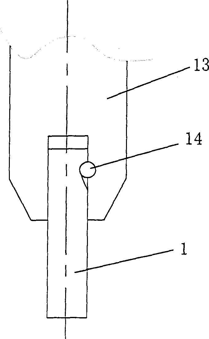 Silicon seed crystal holder for monocrystal silicon by vertical pulling process