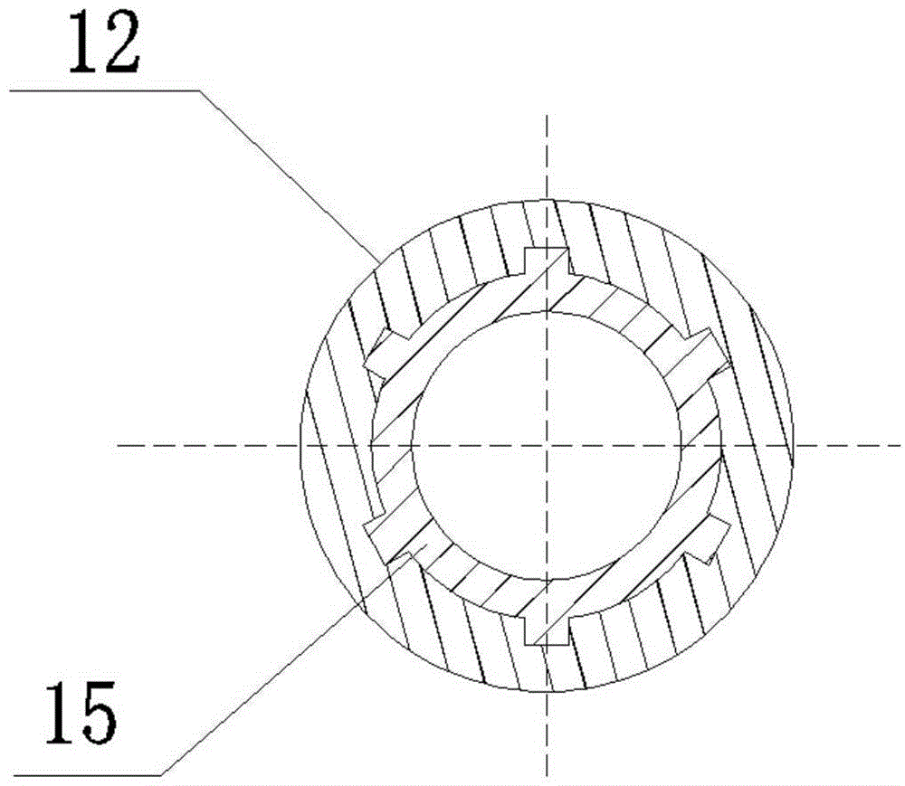 Long auger drilling and bottom expanding device and expanded anchor rod construction method