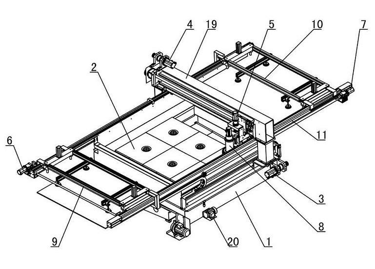 Method for polishing glass and polishing machine