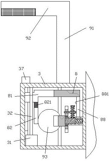 Water heater outlet nozzle assembly with contact alarm