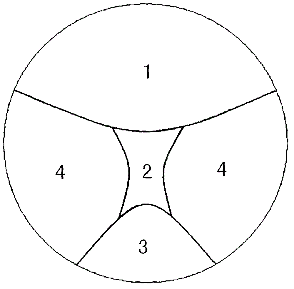 Progressive multi-focus lens