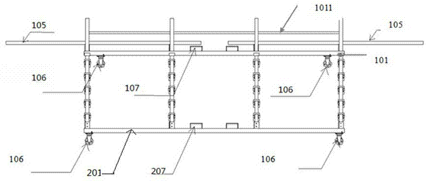 All-aluminum bus detachable transport bracket