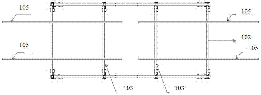 All-aluminum bus detachable transport bracket