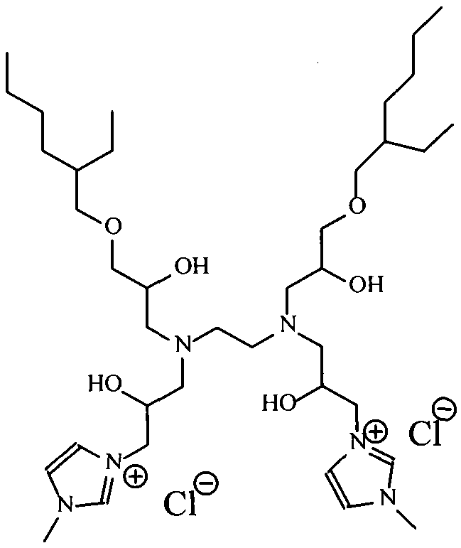 A kind of gemini type cationic surfactant initiator and preparation method thereof