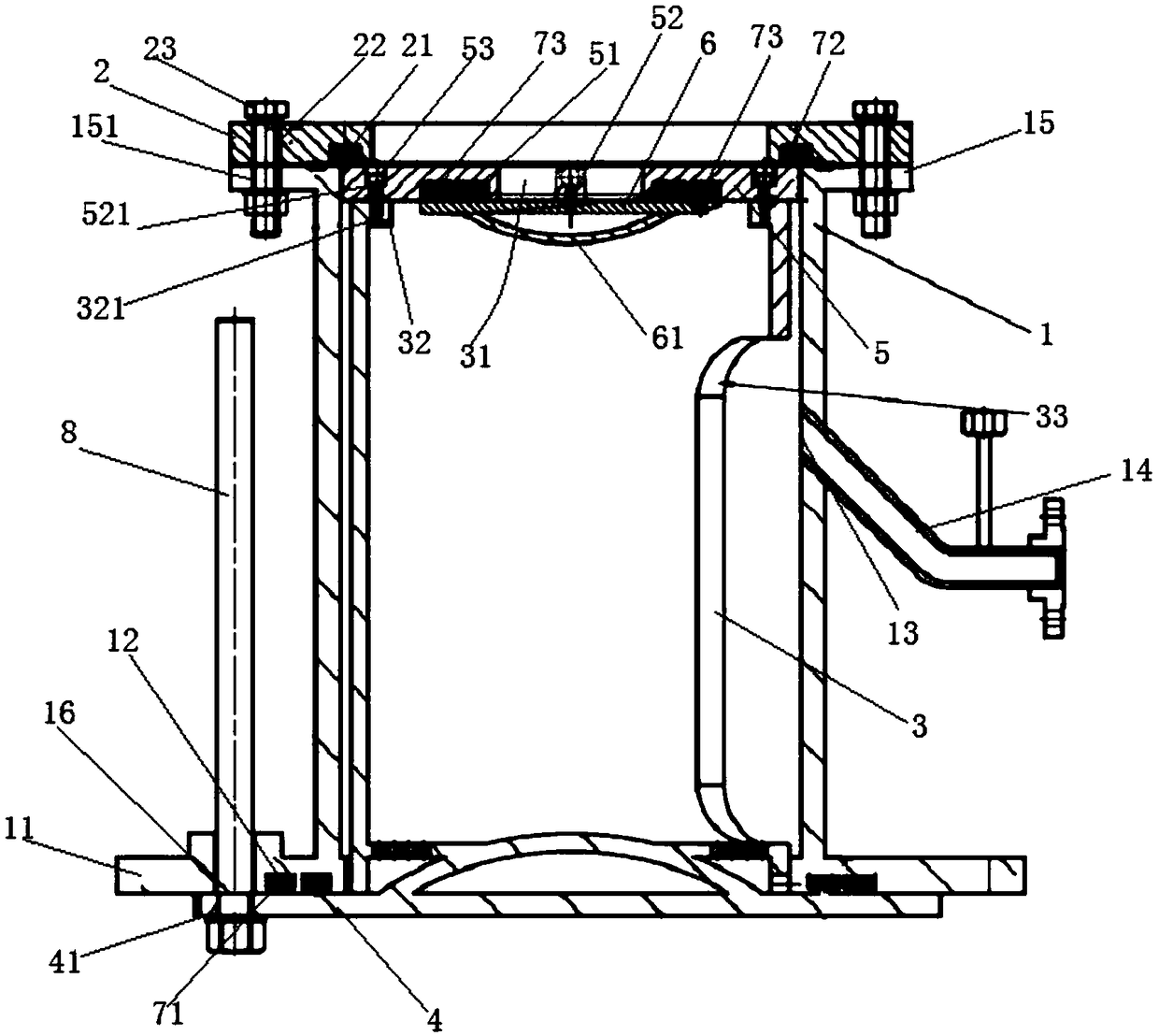 Steam explosion device for plant fiber processing