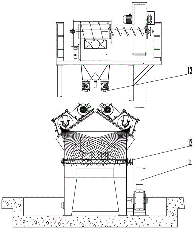 Wheel set cleaning equipment