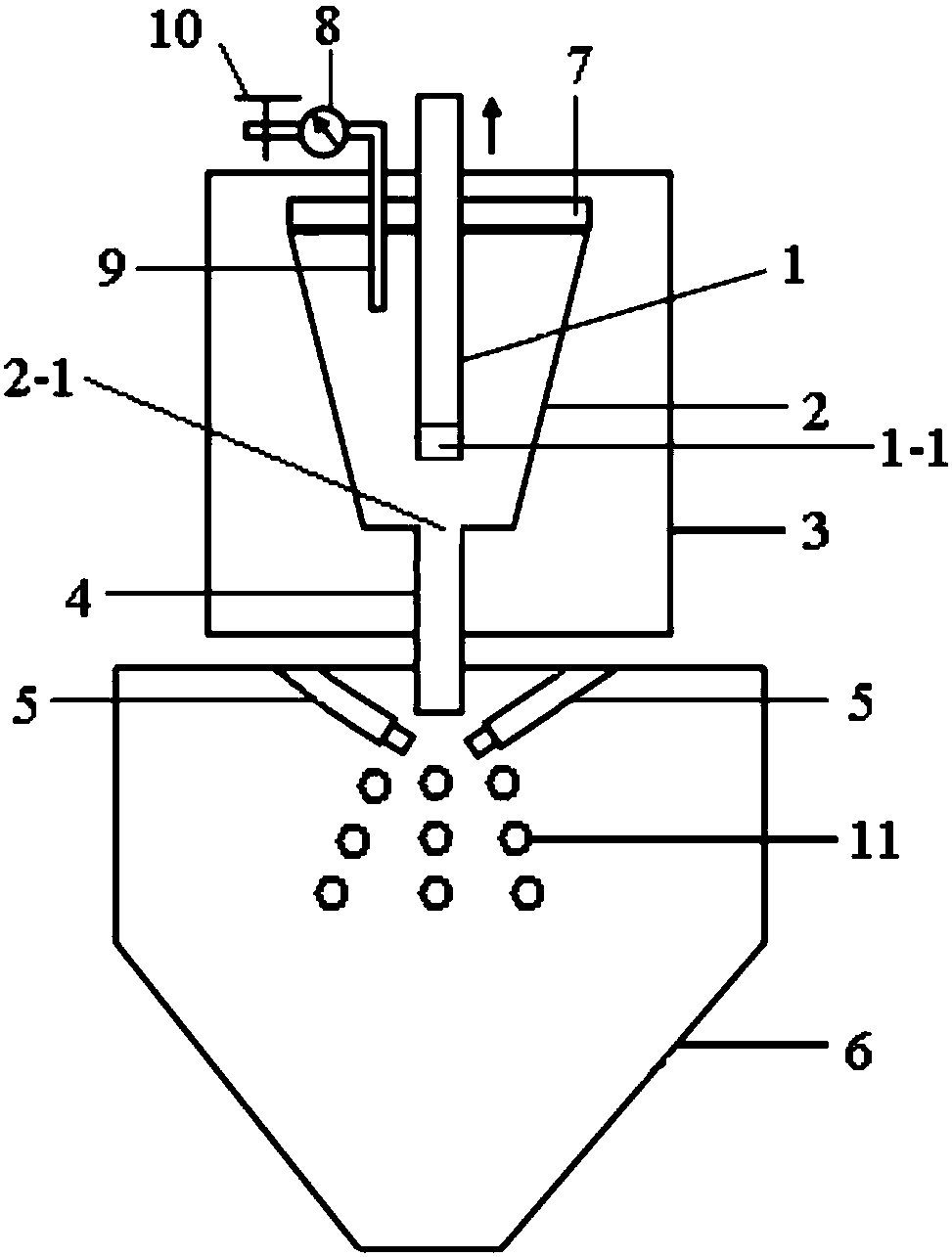 Method for preparing alumina-based nano eutectic composite micro powder by high-temperature melt aerosol method