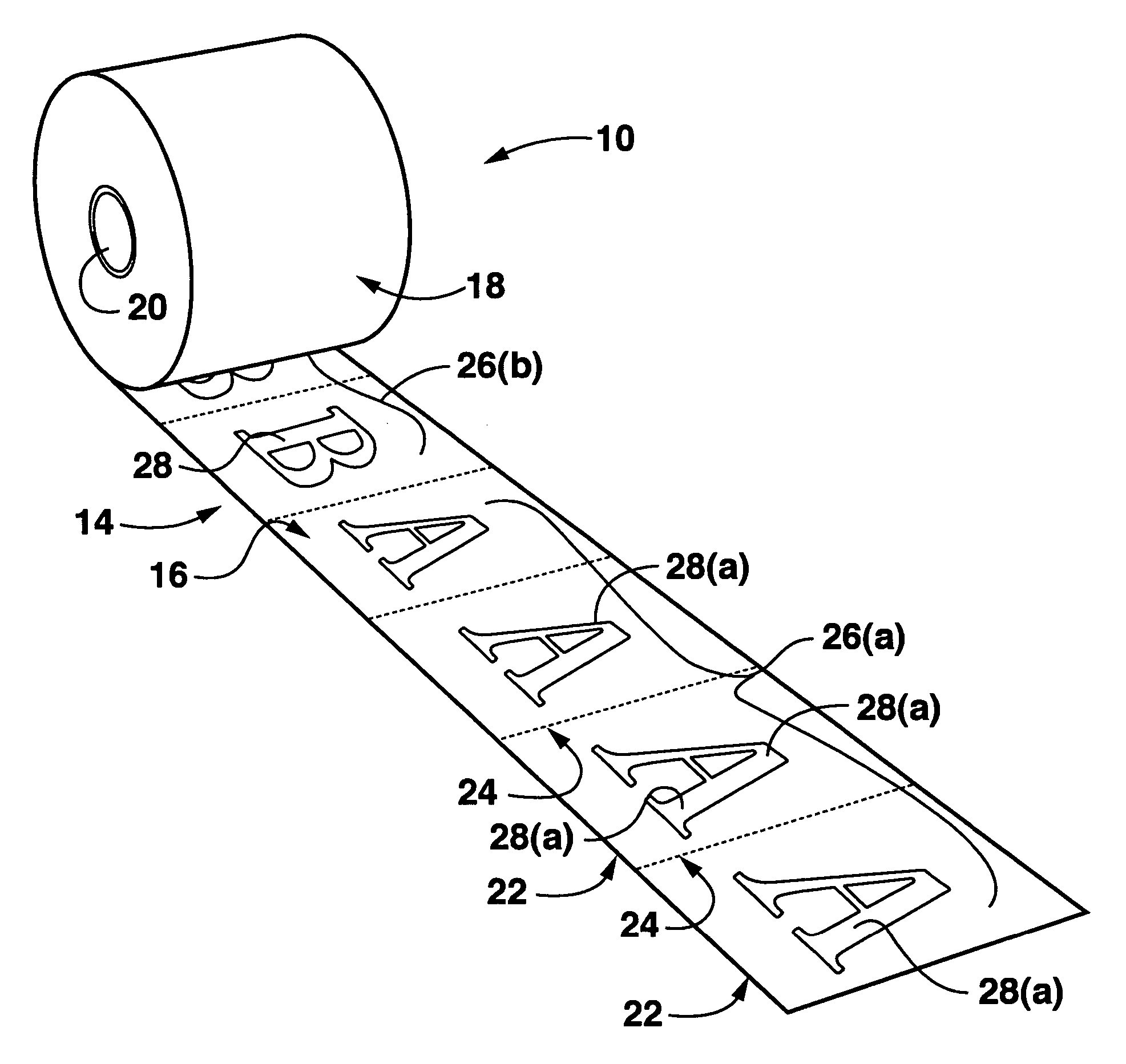 Rolled bath tissue product for children