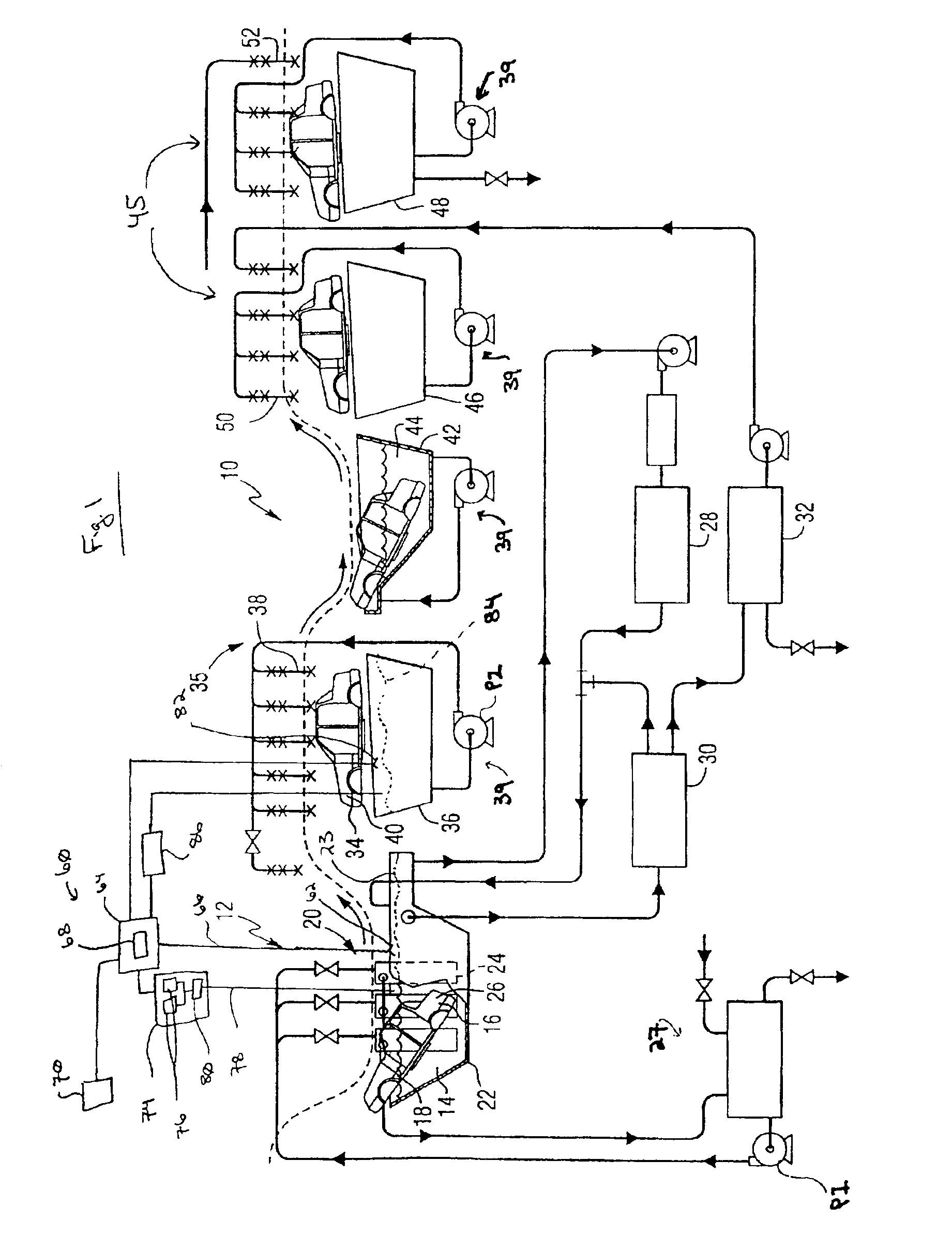 Method and device for detecting and controlling the level of biological contaminants in a coating process