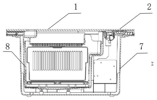 Small-size and large-capacity dish preparation machine with weighing function