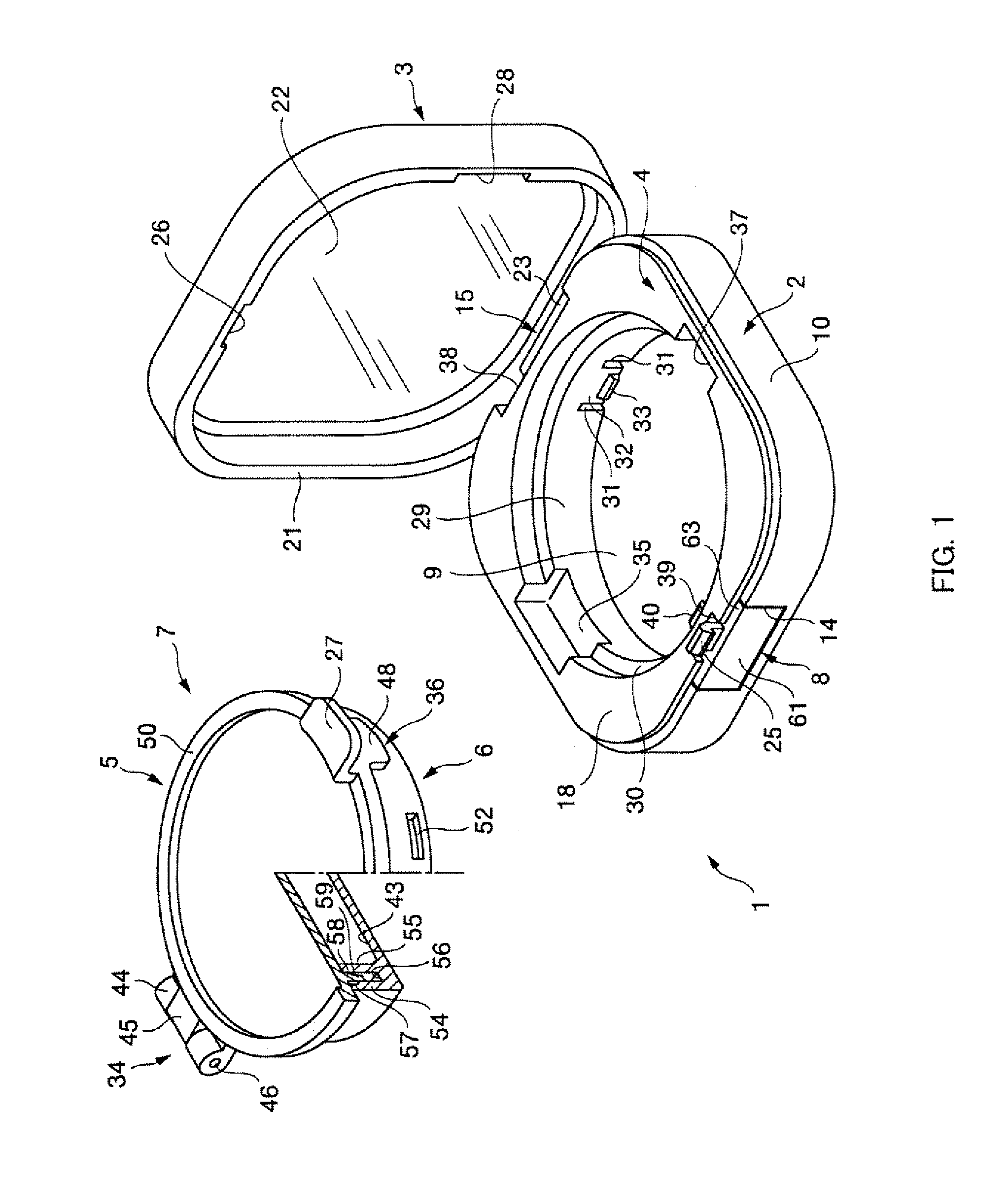 Airtight compact container