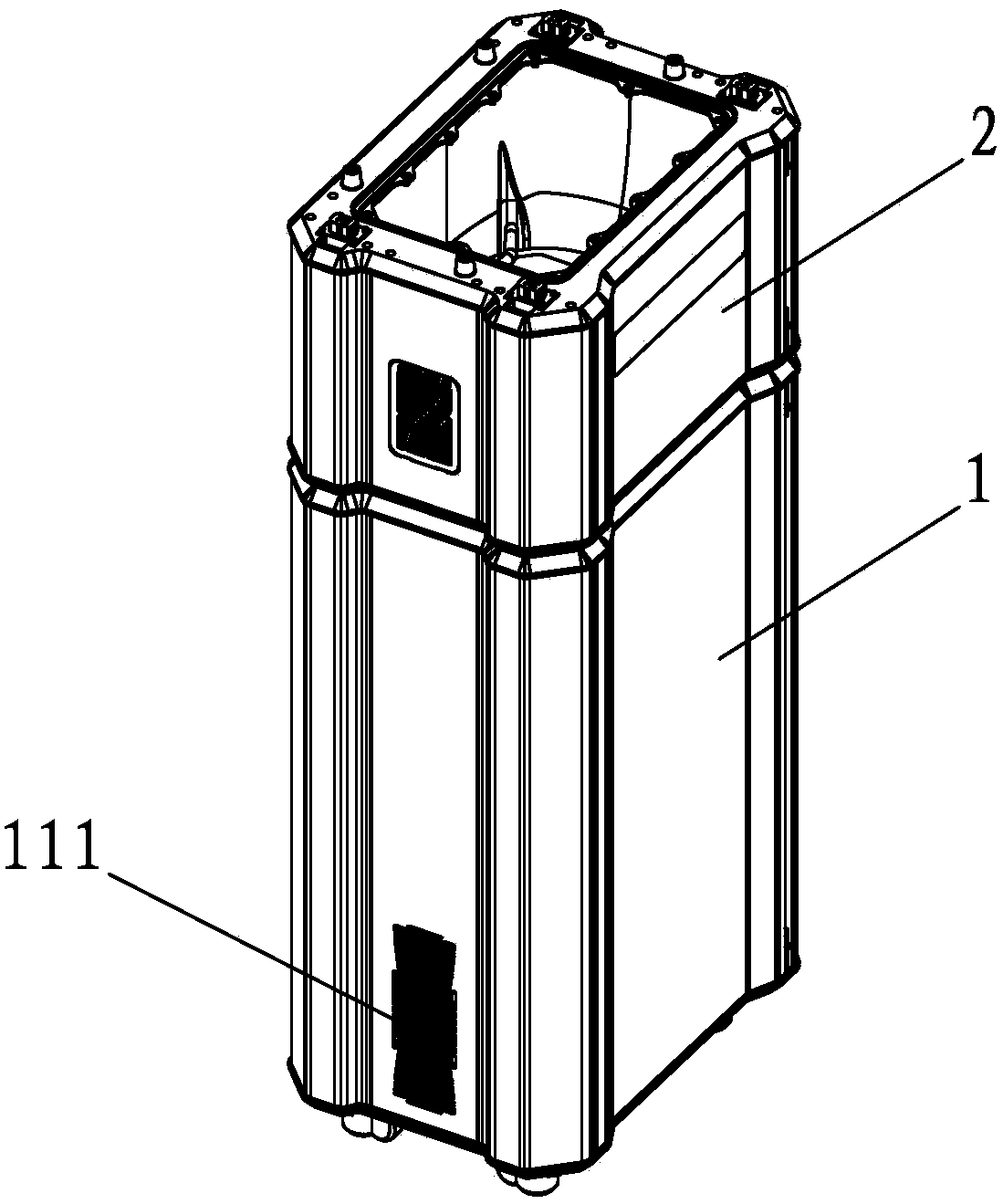 Free combination type modular air quality processing unit