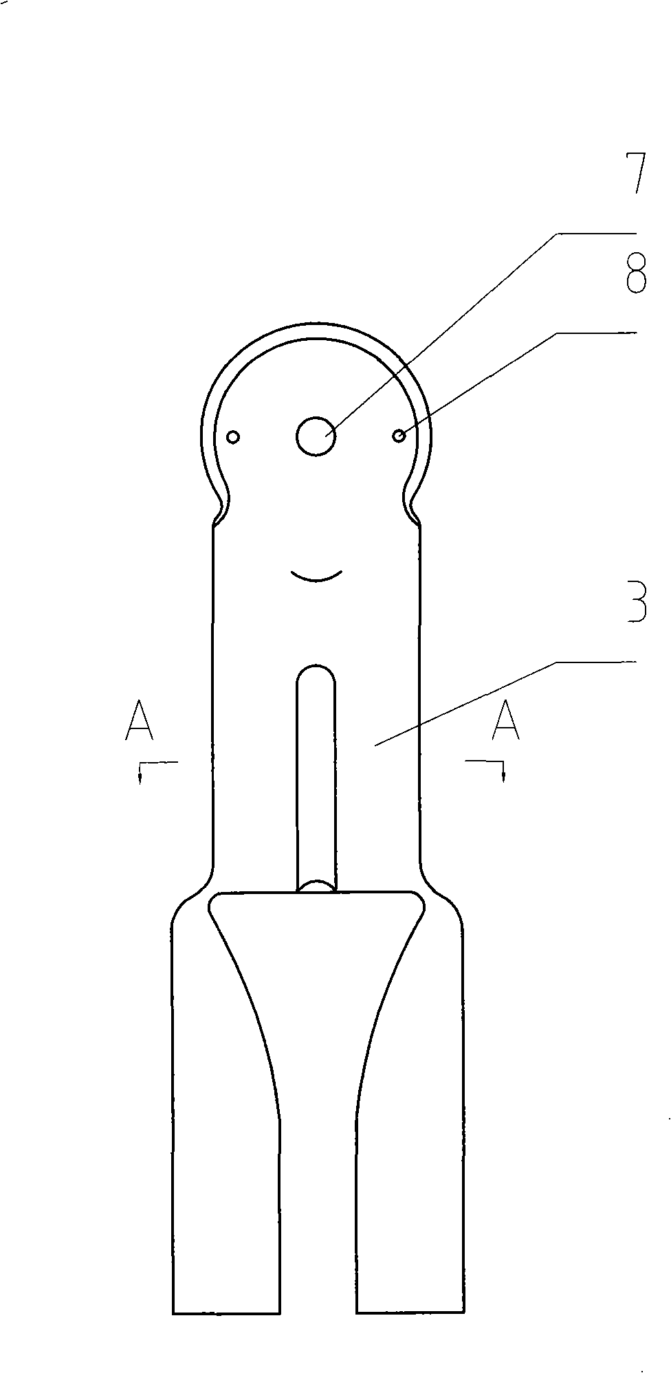 Integral type garden tool handle