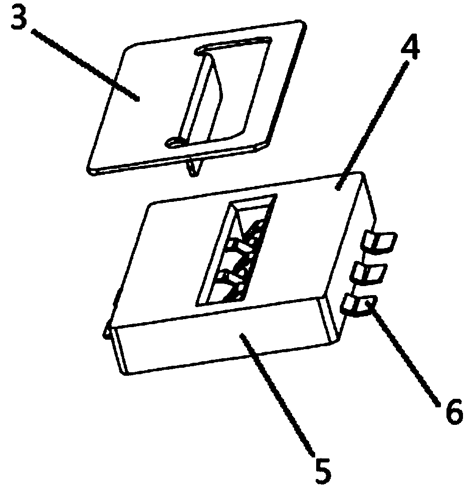 Protection structure for preventing physical intrusion for display screen module group