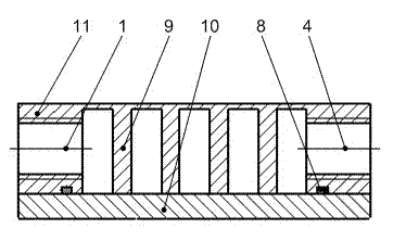 Device and method for evaluating relation of interface temperature and interface heat exchange coefficient