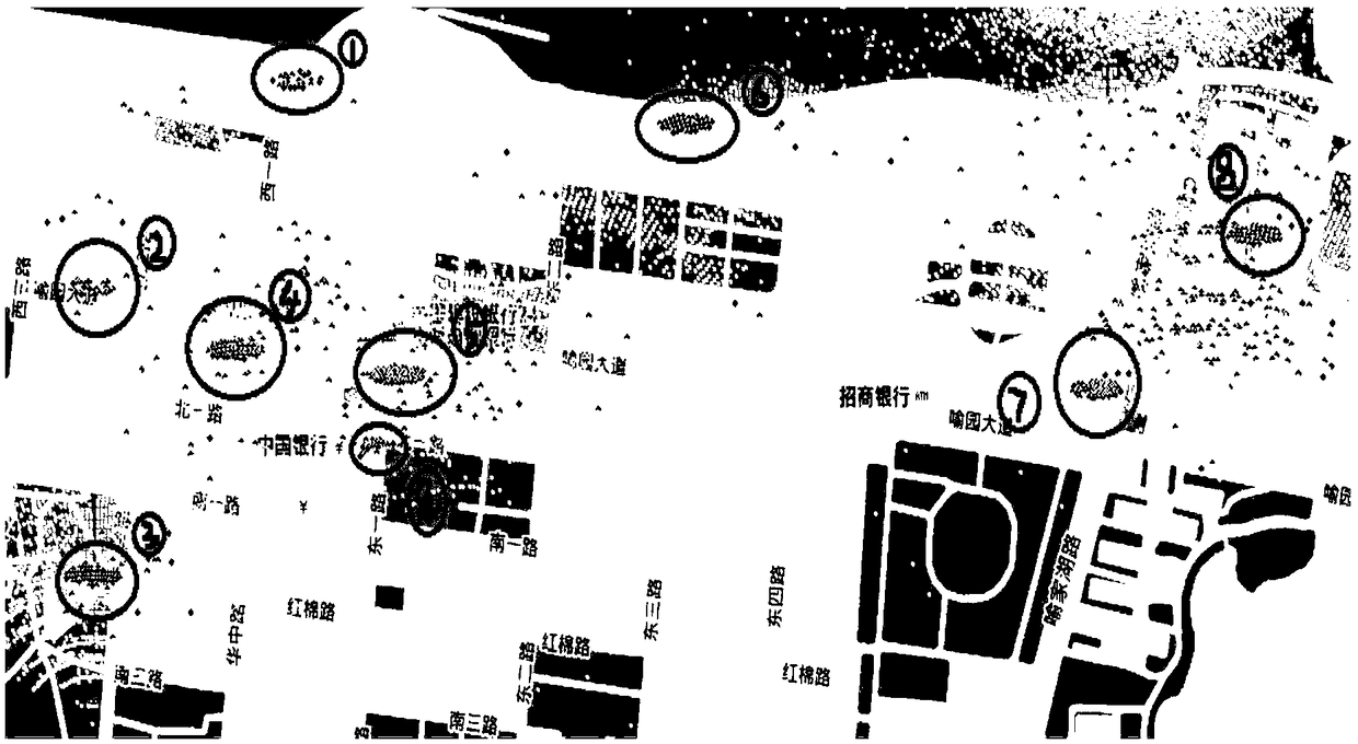 A wireless network coverage blind area detection method