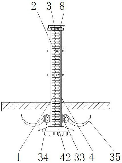 Vertical unbonded prestressed anti-seismic reinforcing structure for masonry building