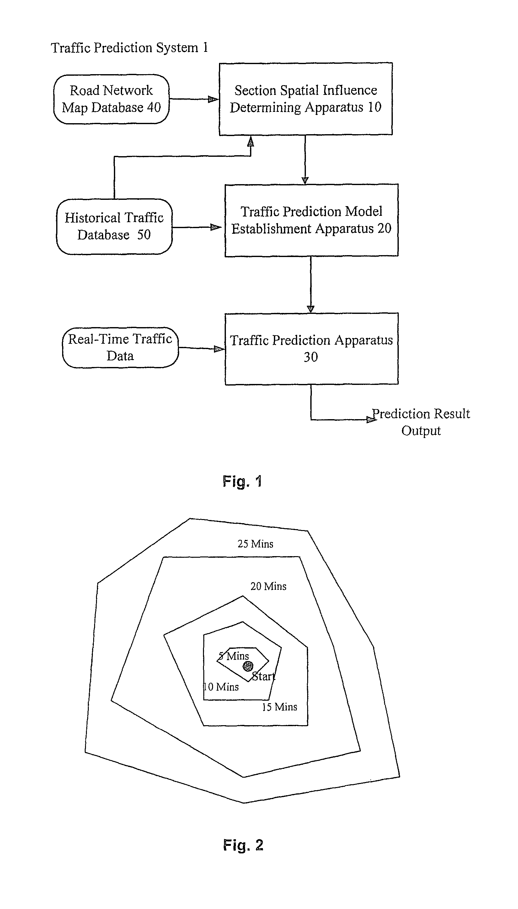 Method and system for traffic prediction based on space-time relation