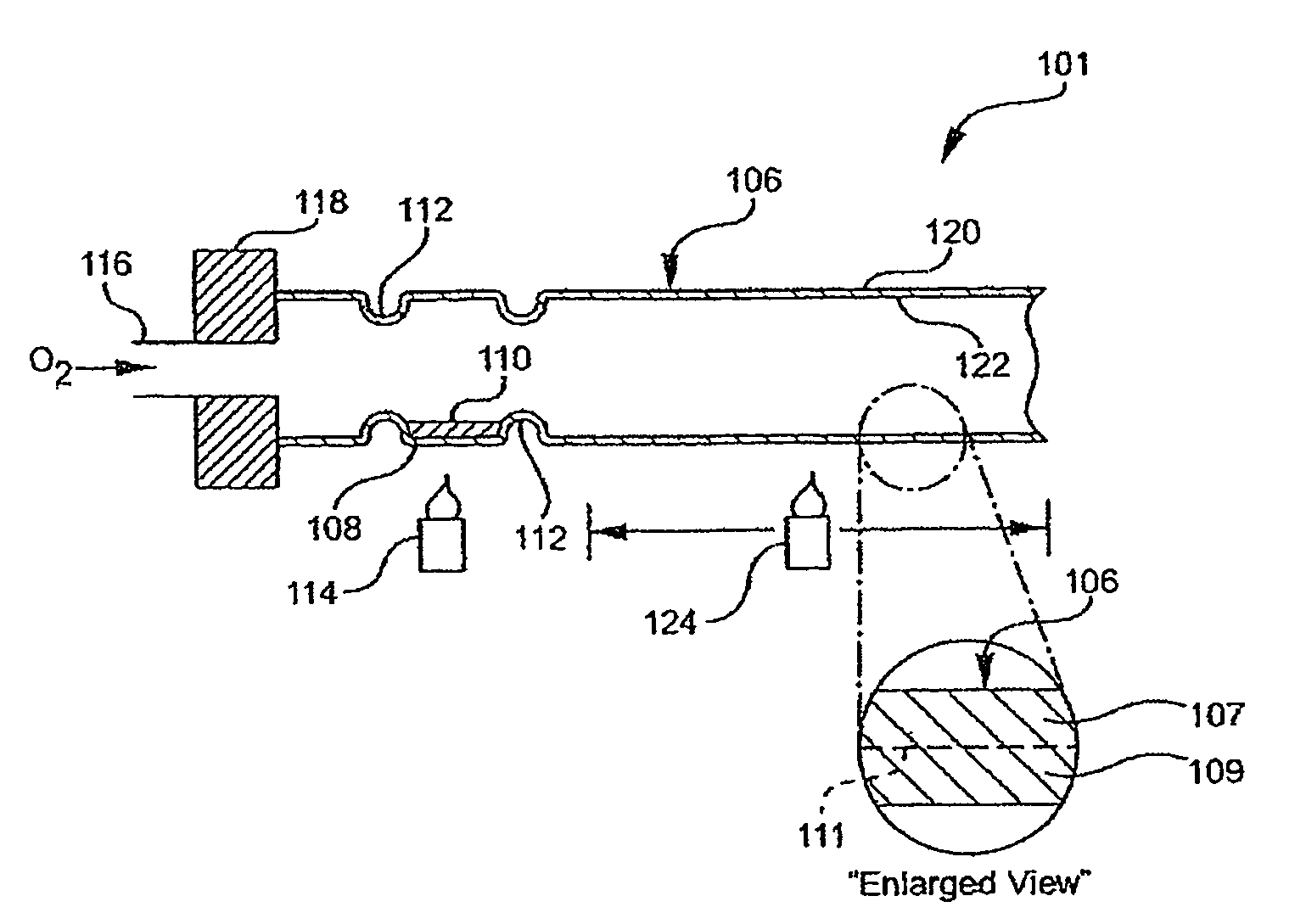 Optical fiber containing alkali metal oxide