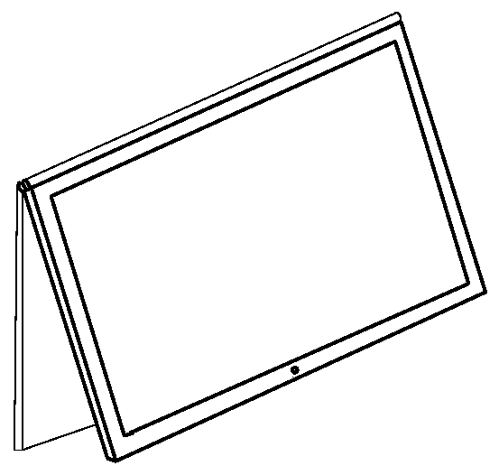 Hinge structure and foldable electronic equipment