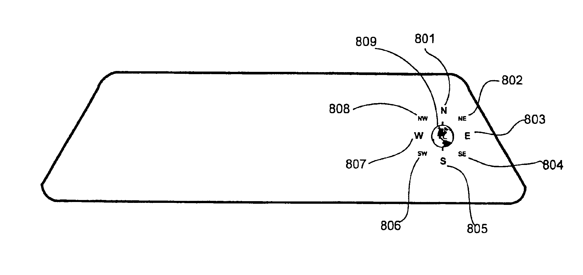 Electrochromic rearview mirror incorporating a third surface partially transmissive reflector