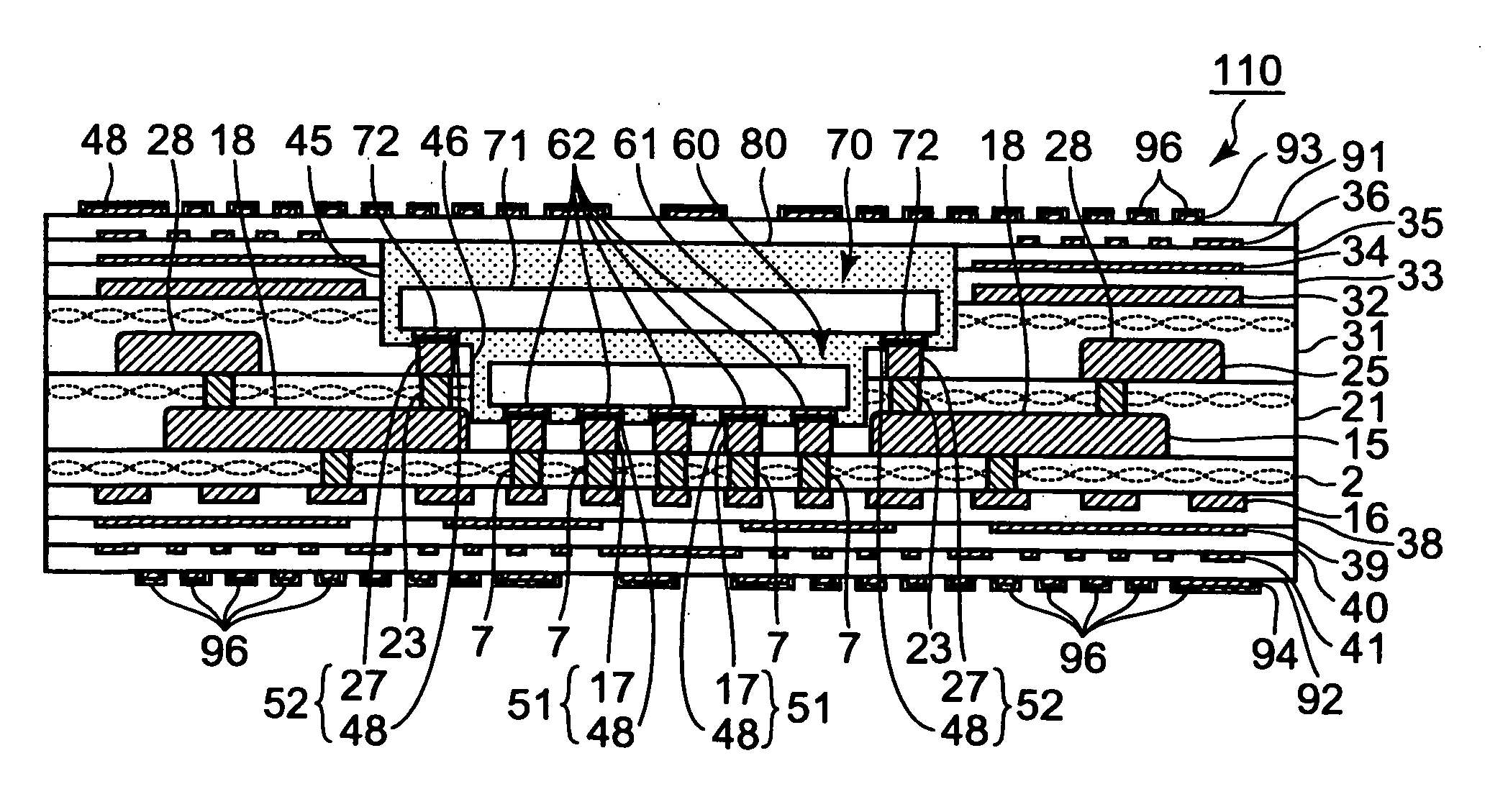 Printed circuit board, production method therefor, electronic-component carrier board using printed circuit board, and production method therefor